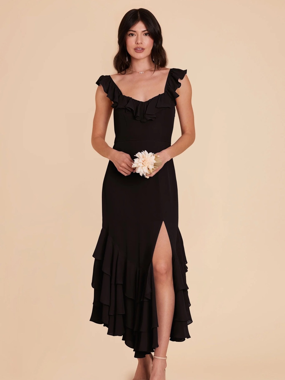 Birdy Grey Black Ginny Chiffon Dress